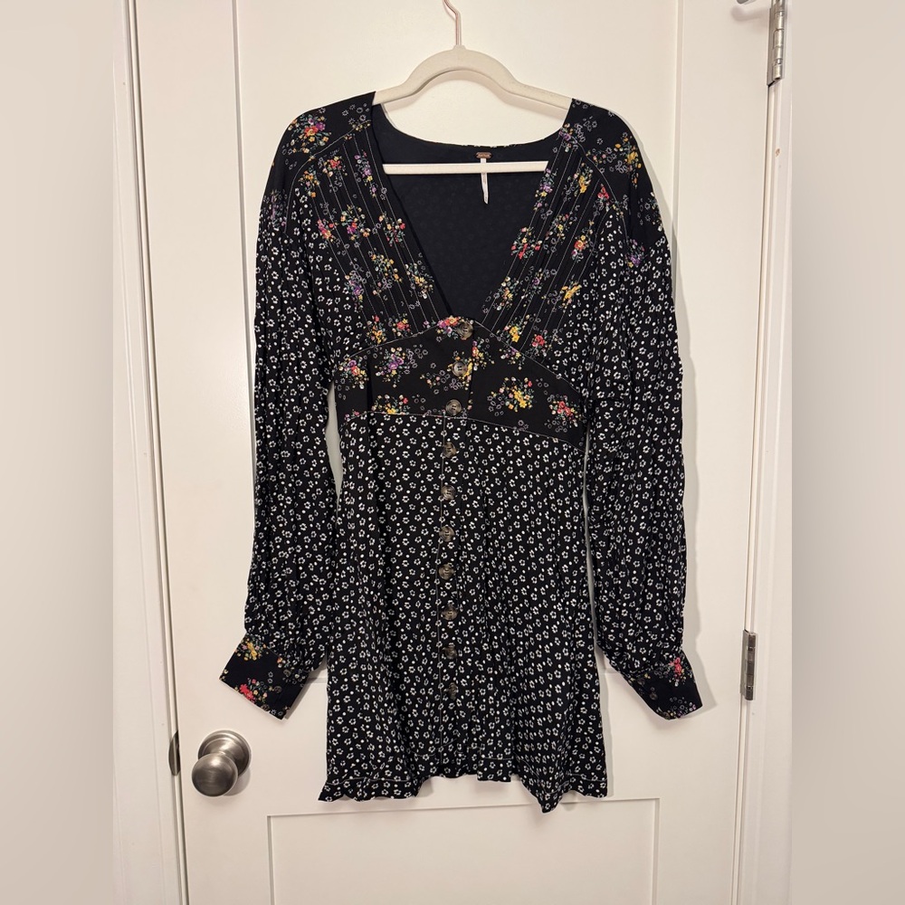 Free People Wonderland Mini Dress Size Medium
